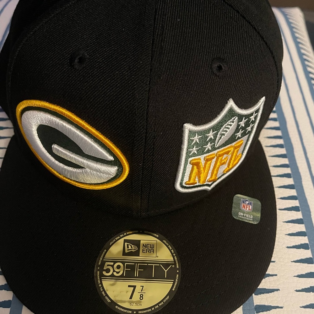 *NWT* NFL Green Bay  Packers New Era Hat 59FIFTY 2023 Sideline Cap Fitted 7 7/8”